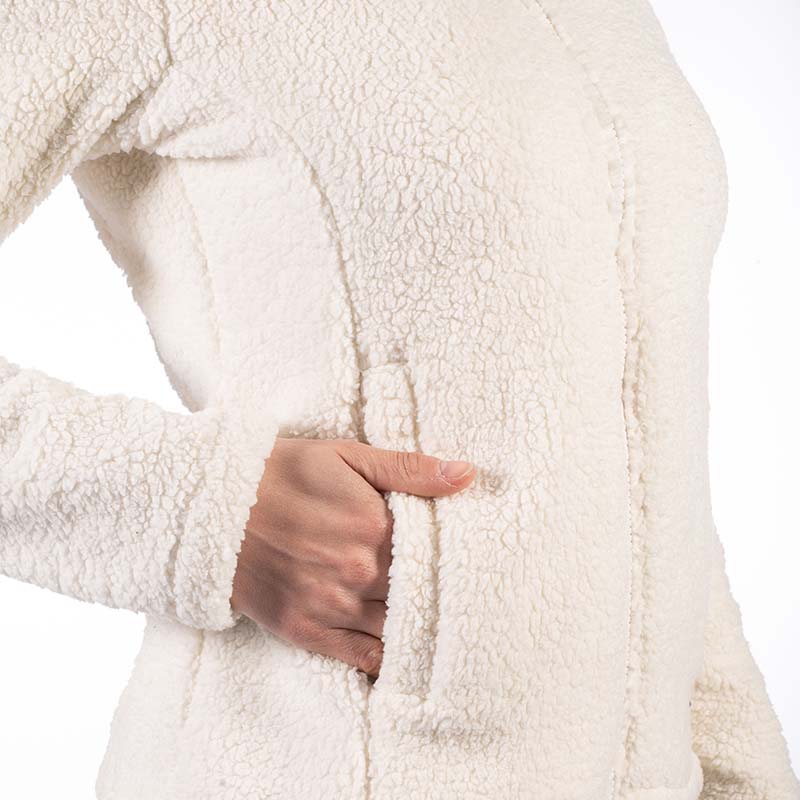 Damen-Fleecejacke im Teddystil von HKM - 3437