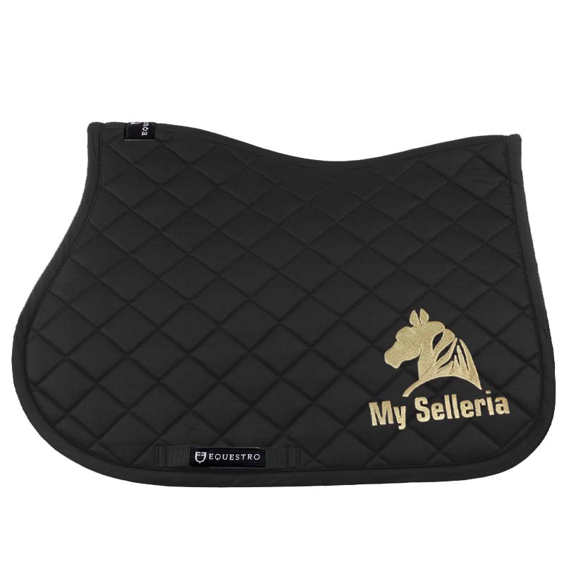 Englische Sattelpad Springen mit Gesticktem My Selleria Logo - 2979