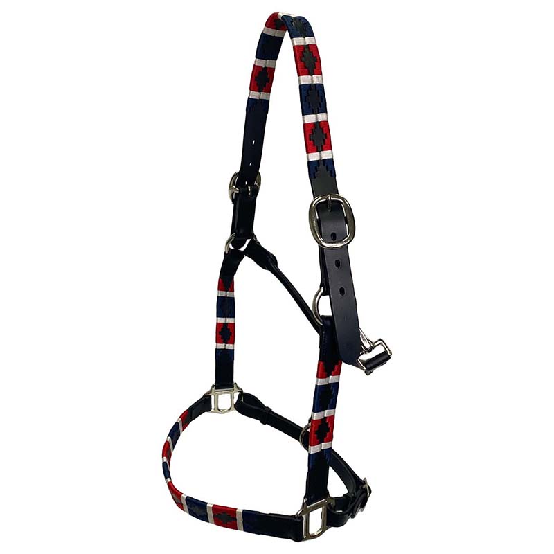 Winner COVER Lederhalfter mit Chukka-Stickerei - 0316