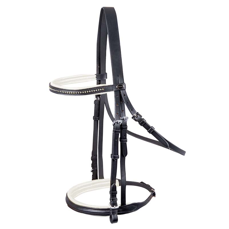 Englische kandarenzaum star diamond mit strass verschiedene farbe