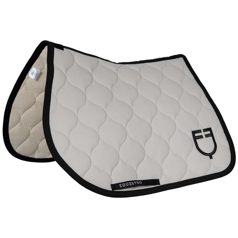 Equestro Jumping Gestepptes Sattelpad Black Line Edition - 3626