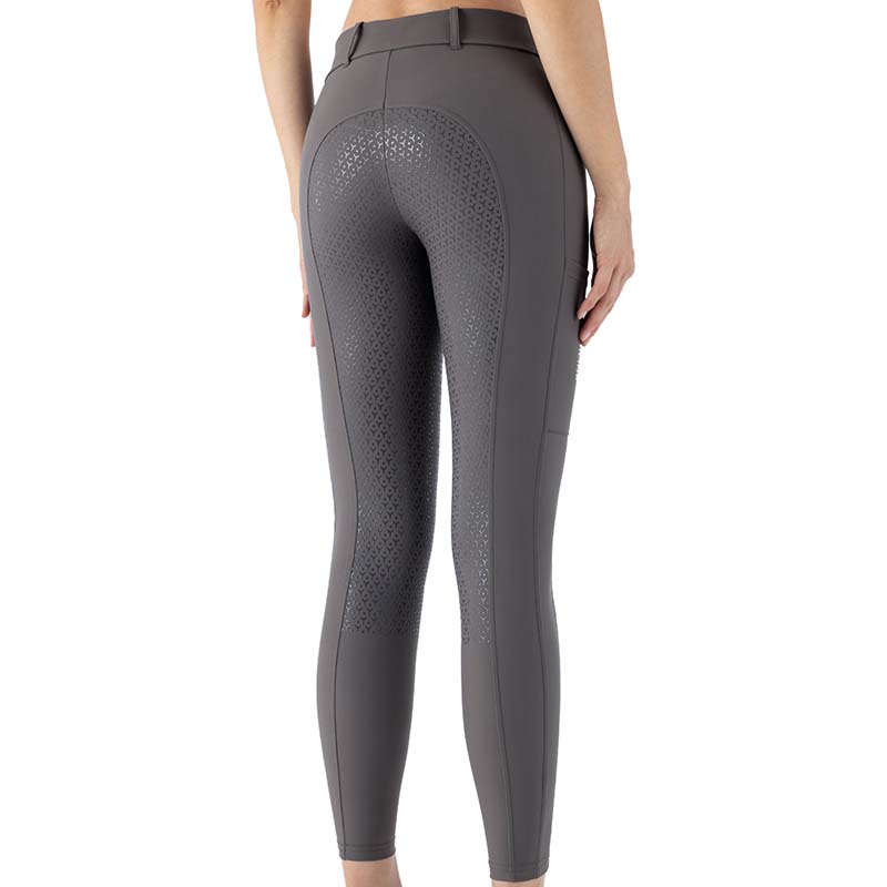 Equiline Damen-Reitleggings Modell Evrafh mit hohem Bund und Full Grip - 9256