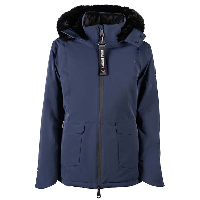 Langer wasserdichter und winddichter Damen-Reitmantel HKM – Modell Minnesota - 3428