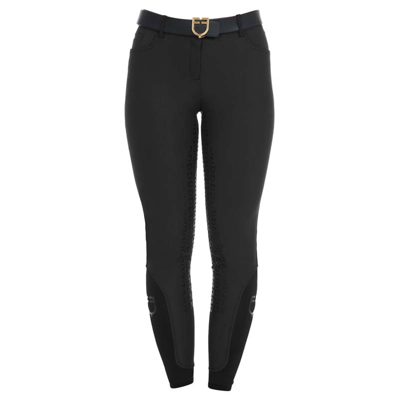 Equestro Damen Winterreithose Full-grip mit Fleecefutter - 9763