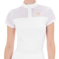 EQUESTRO TRAININGSPOLOSHIRT KURZARM AUS MESH