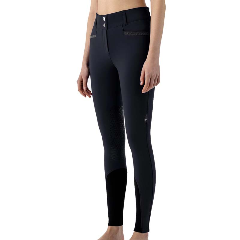 Equiline Damenreithose Crystalek – Knee Grip und Glitzerdetails - 3416