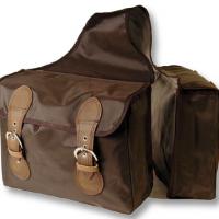 HINTENSATTELTASCHE MIT ZWEI TASCHEN AUS NYLON