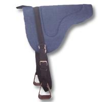 BAREBACK AUS STOFF MIT STEIGBÜGELN UND SATTELGURT