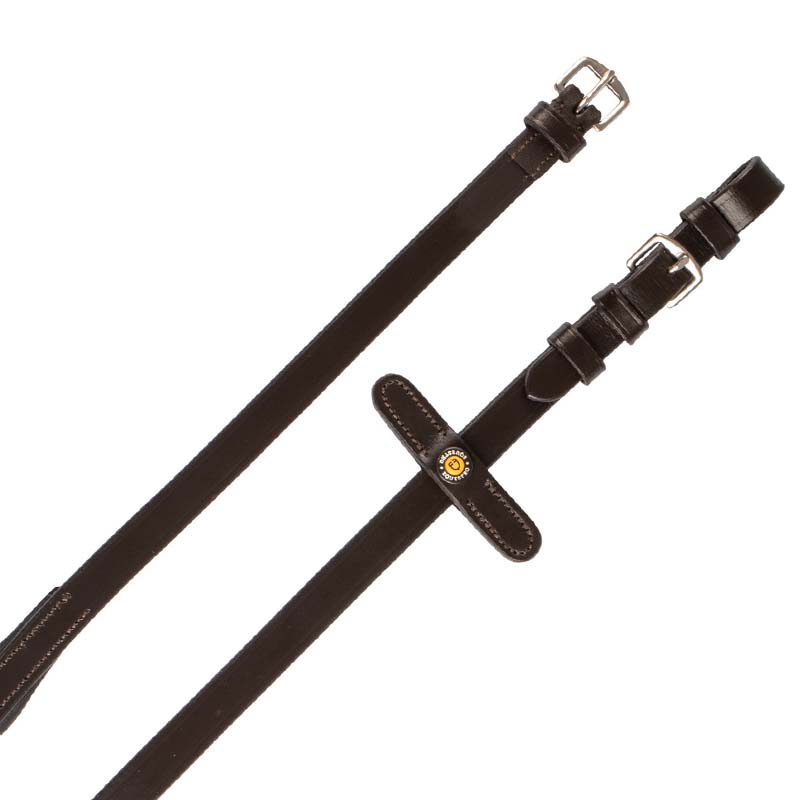 Equestro EVENTA Englische Zügel mit Gummigrip und Stoppern - 3449