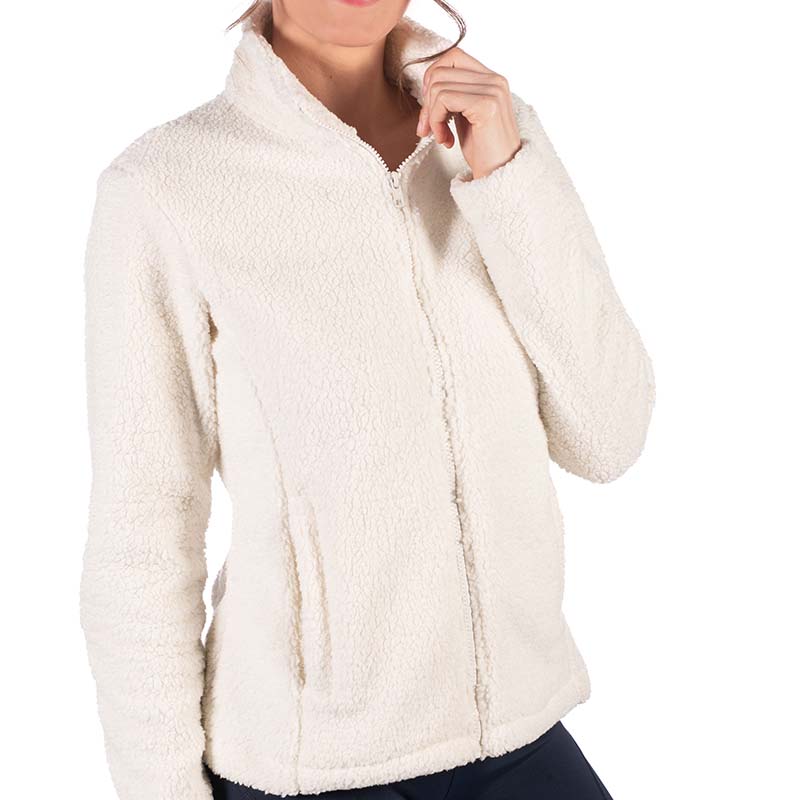 Damen-Fleecejacke im Teddystil von HKM - 3437