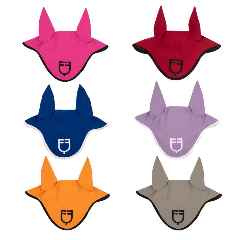 Ohrennetz Fliegenschleier Equestro Gp Modell mit Logo - 0571