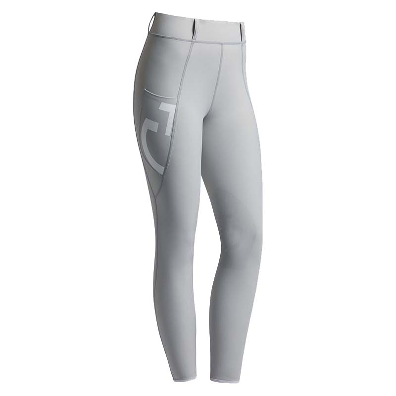 Cavalleria Toscana Damen Jersey Leggings mit Gürtelschlaufen - 9649