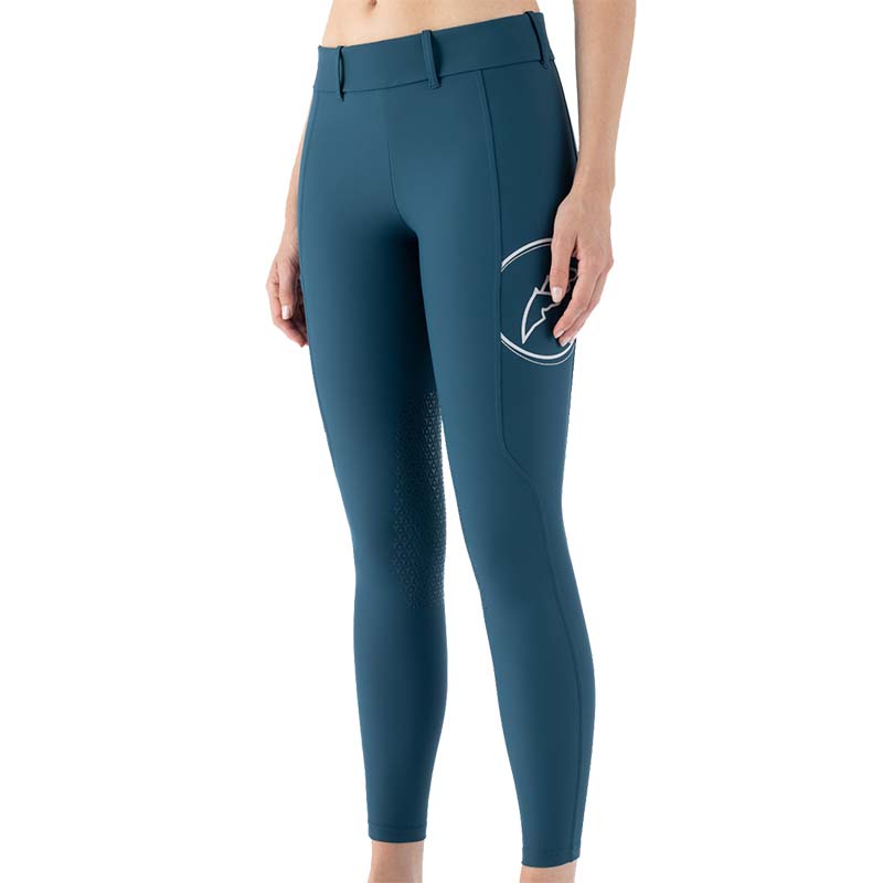 Reitleggings Kniegrip Equiline für Damen Modell Evrakh mit hohem Bund  - 9289