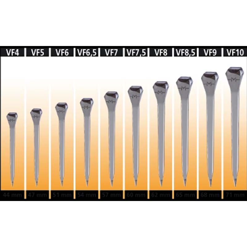 Mondial Nägel VF7 Maßnahme 56 mm - Verpackung 250 St. - 1190