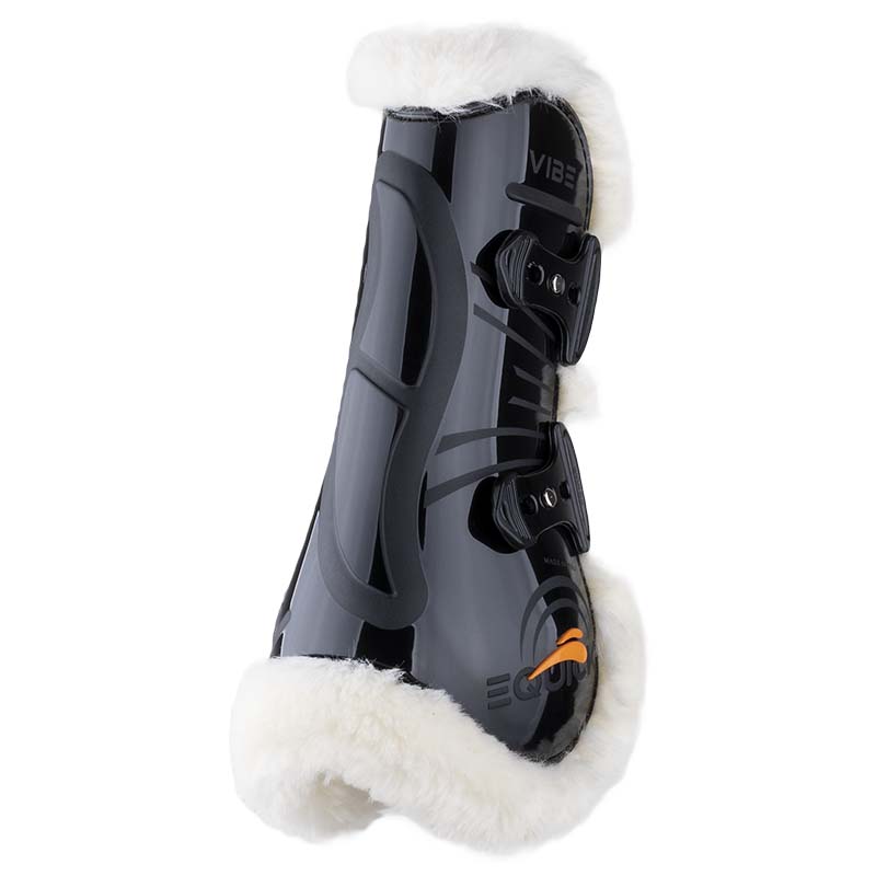 Equick vibe front fluffy gamaschen mit kunstwollfutter