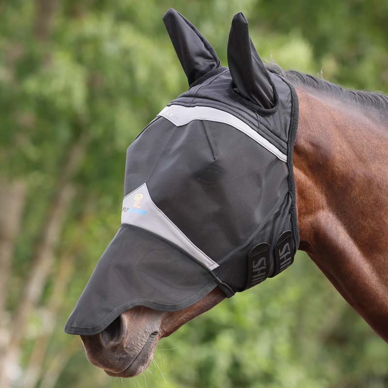 Pferde Fly Mask Ergonomisches Weiches Mesh