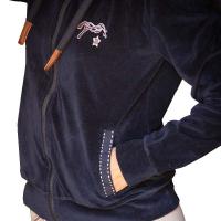KAPUZENSWEATSHIRT FÜR DAMEN UND MÄDCHEN PENELOPE EMY VELVET MODELL