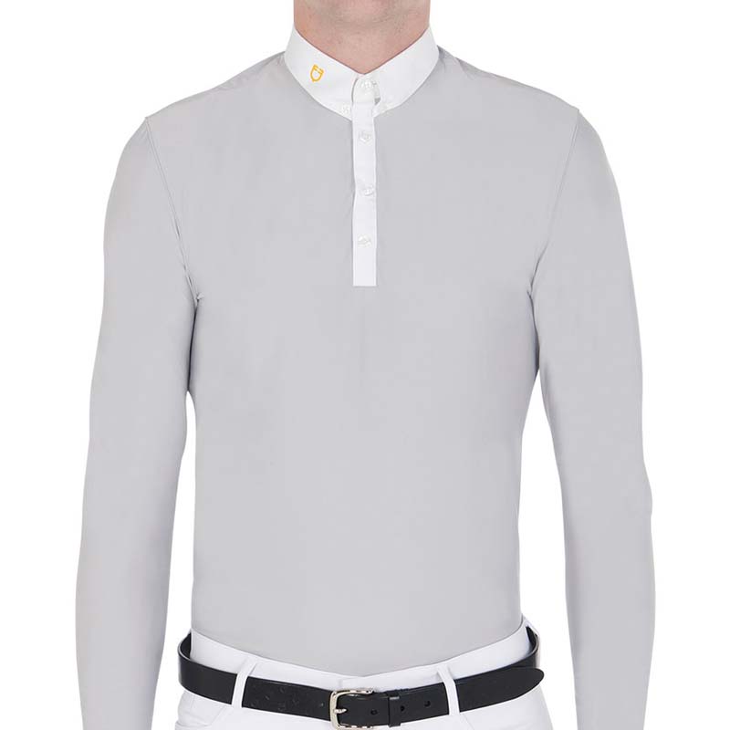Equestro Herren Winter-Reitpolo Langarm Warm+ Modell - 9991