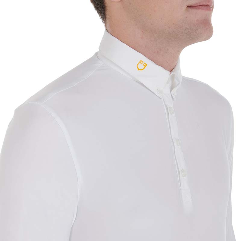Equestro Herren Winter-Reitpolo Langarm Warm+ Modell - 9991
