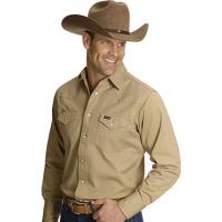 HERREN-WESTERN-ARBEITSHEMD WRANGLER AUS SCHWERER BAUMWOLLE AUS DEN U.S.A.