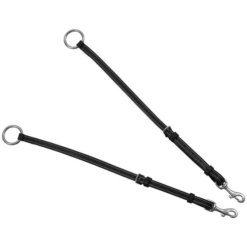 Equestro Englischer Vorderzeug mit abnehmbarer Martingal aus Leder - 2631