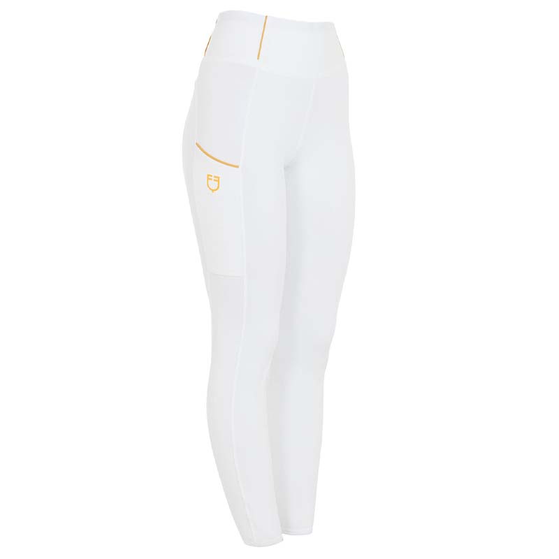 Equestro Damen Winterreitleggings mit Vollbesatz und Fleecefutter - 9784