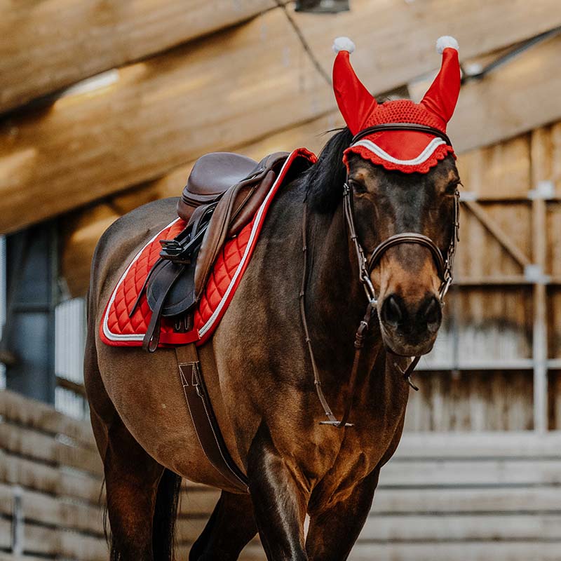 Equitheme Xmas Vielseitigkeitsschabracke - Weihnachtsedition für Pferde - 9328