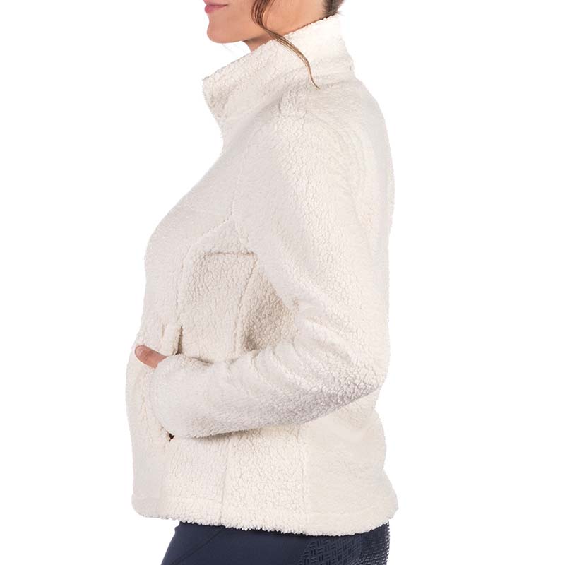 Damen-Fleecejacke im Teddystil von HKM - 3437