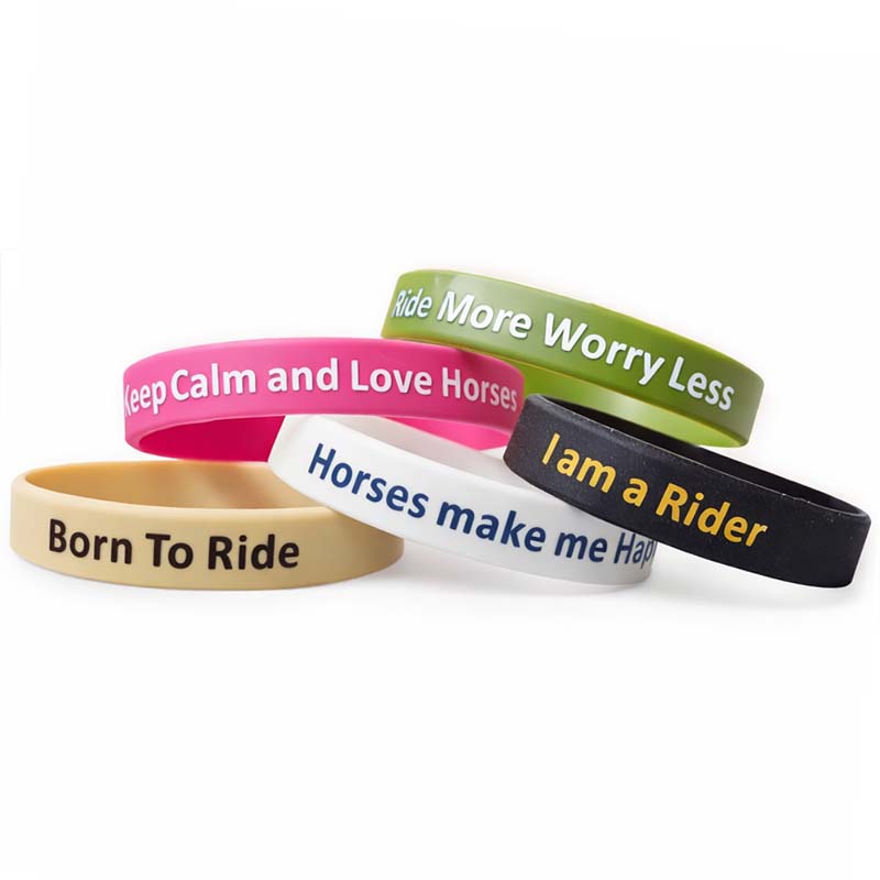 Buntes Armband mit Emotionalem Reitersatz