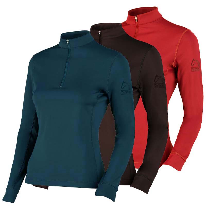 Winter Damen-Reitpolo Tattini Agatea, Langarm aus technisches Material - 3532