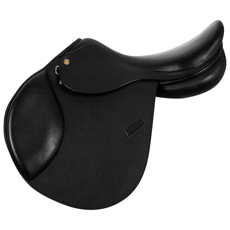 Equestro Springsattel aus genarbtem Leder mit verstärktem Sattelbaum - 2847