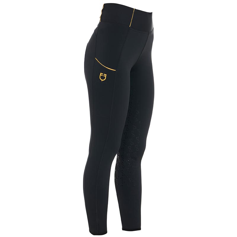 Equestro Damen-Reitleggings mit Hohem Bund Full Grip - 3478