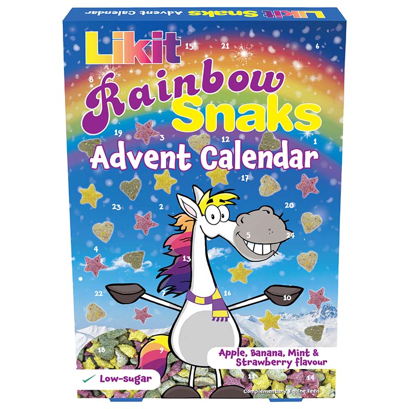 Adventskalender mit Likit Snaks Leckerlis für dein Pferd - 1144