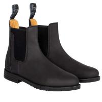 HALBSTIEFEL JODHPUR AUS LEDER MIT GUMMISOHLE