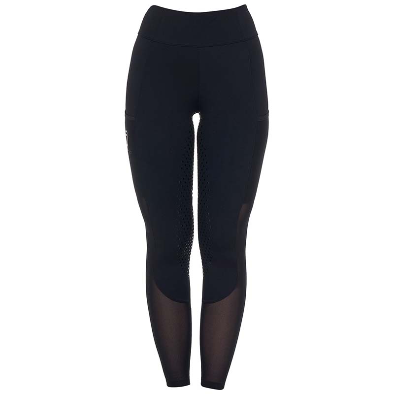 Damen Reitleggings Equestro Mesh Full Grip Sommer - 9810