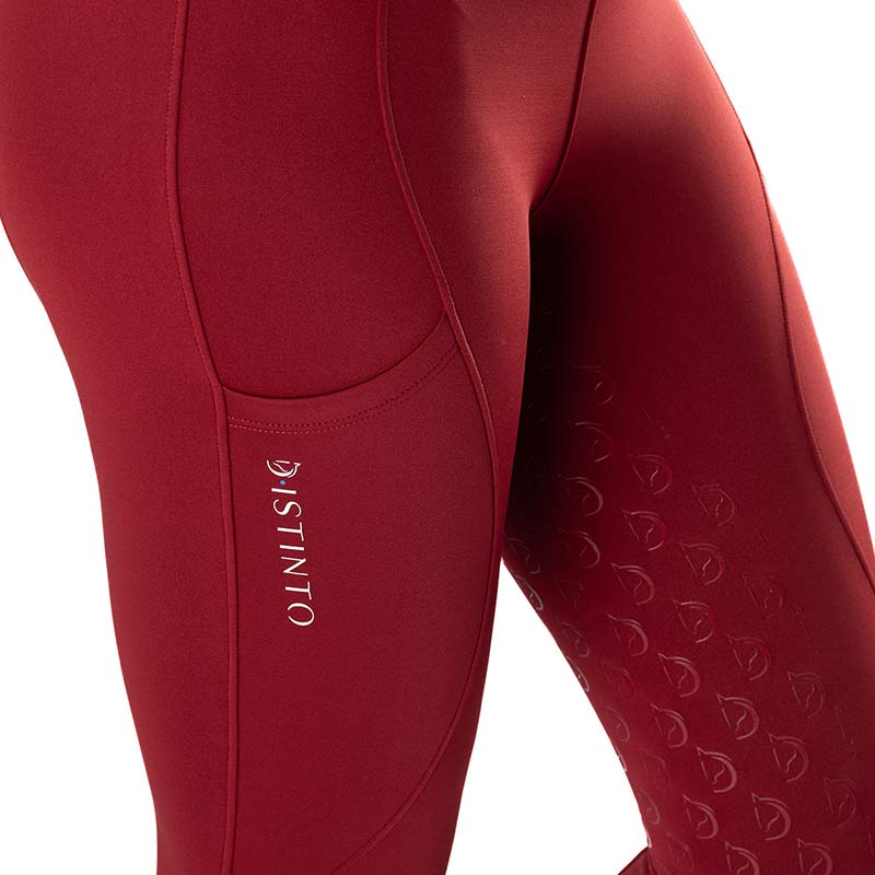 D-istinto orchidea sommer-reitleggings mit vollsilikon-grip für mädchen - 2232
