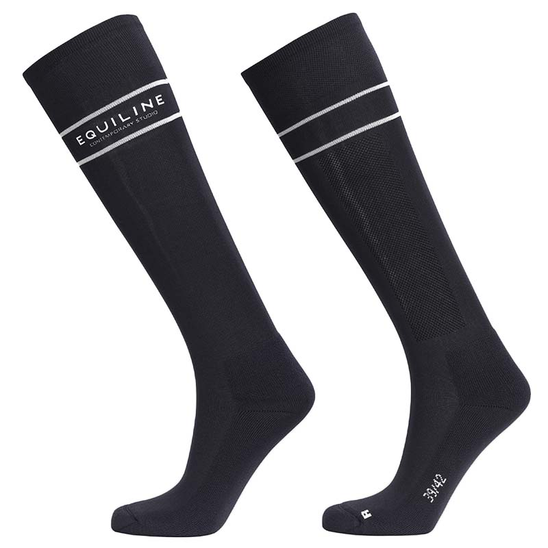 Equiline unisex-reitsocken mit waden-grip