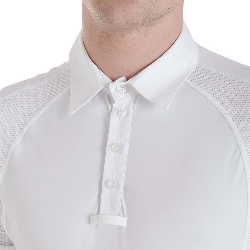 Herren Turnierpolo Equestro Kurzarm mit Mesh-Einsätzen - 3528