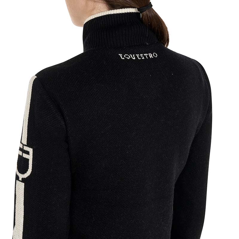 Equestro Damen-Pufferjacke mit Strickeinsätzen - 9851
