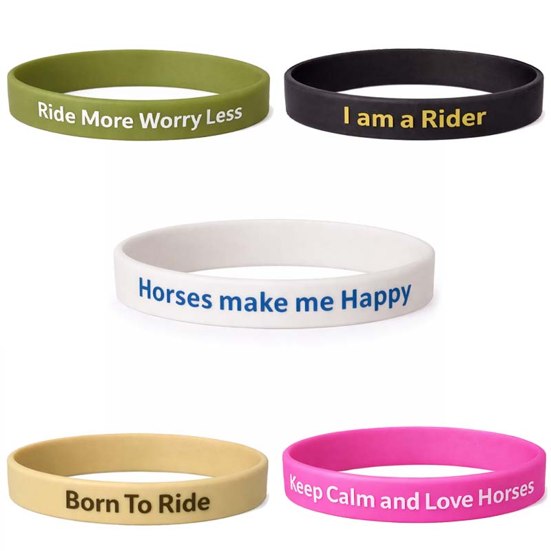 Buntes Armband mit Emotionalem Reitersatz - 0038