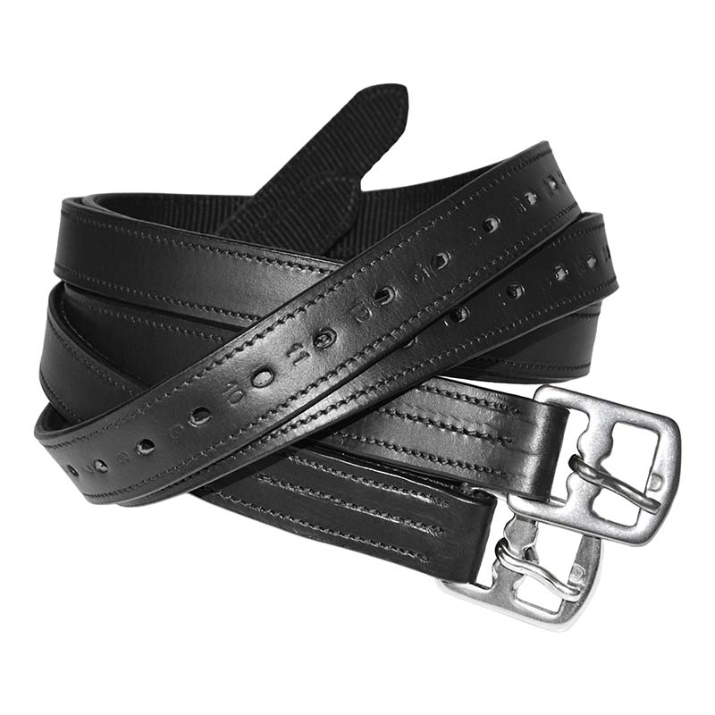 Leder-Steigbügelriemen 19 mm mit Nylonverstärkung - 3151