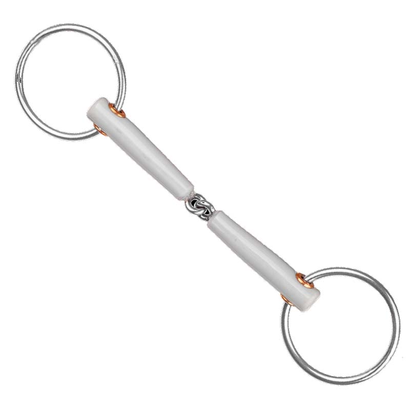 Beris einfach gebrochenes wassertrensen-gebiss 6 cm ringe - 2474