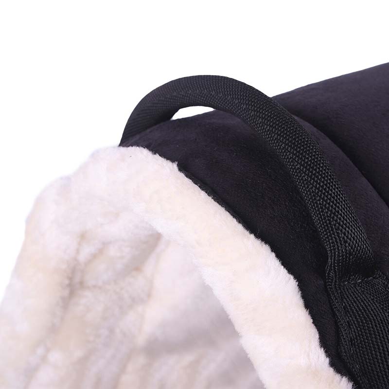 Bareback Pad QHP mit Griff und Kunstlammfell-Futter - 5098