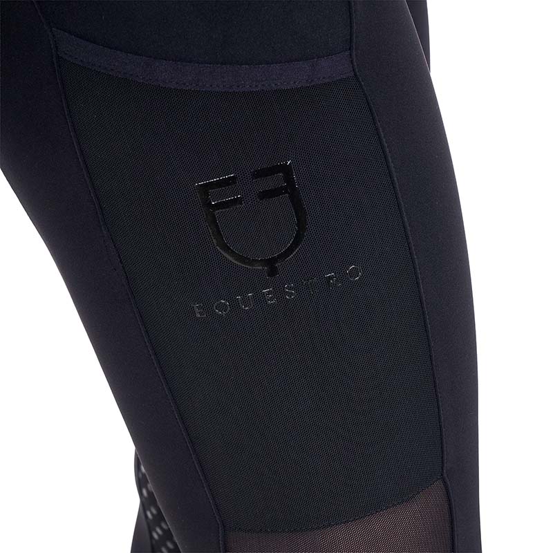 Damen Reitleggings Equestro Mesh Full Grip Sommer - 9810