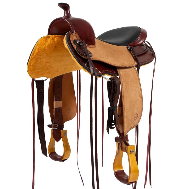 Western-Sattel Garland All Round border #1 mit rundem Skirt - 4851