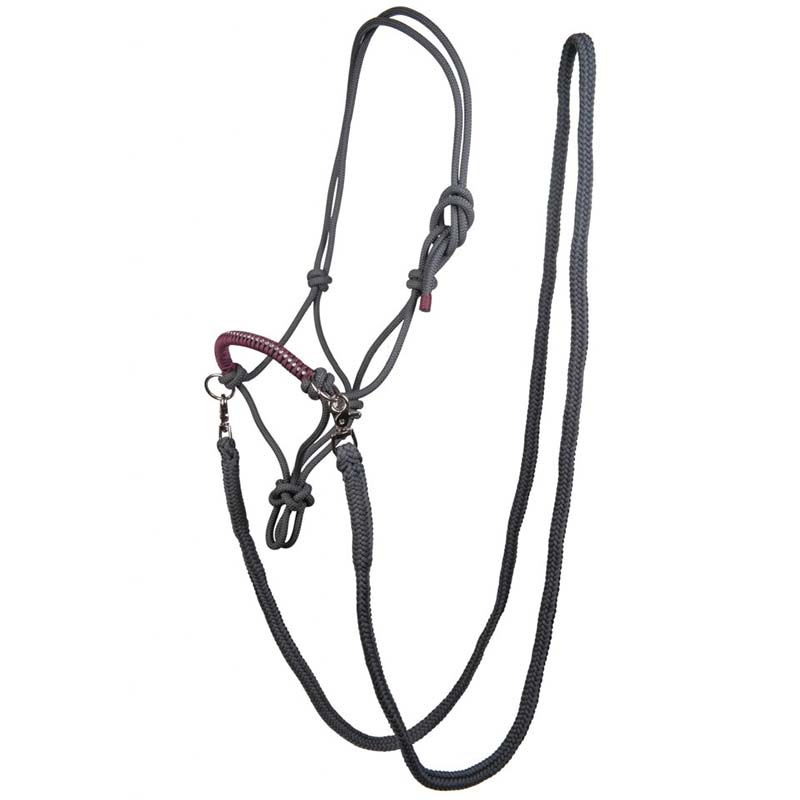 HKM Seil Halfter mit Zügeln Strass Modell - 0328