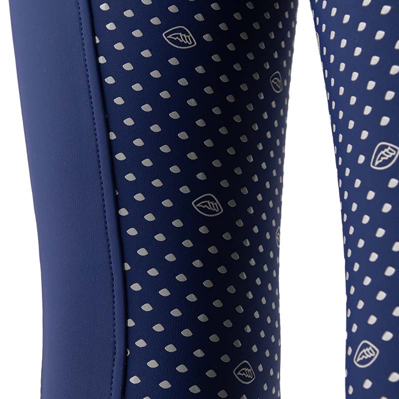 Equiline Mädchen Thermo-Reitleggings Full Grip mit Fleecefutter - 9226