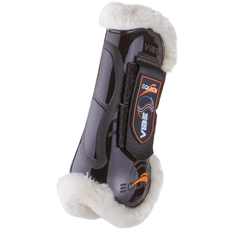 eQuick Vibe Front Fluffy Velcro Gamaschen mit Kunstwollfutter - 1621