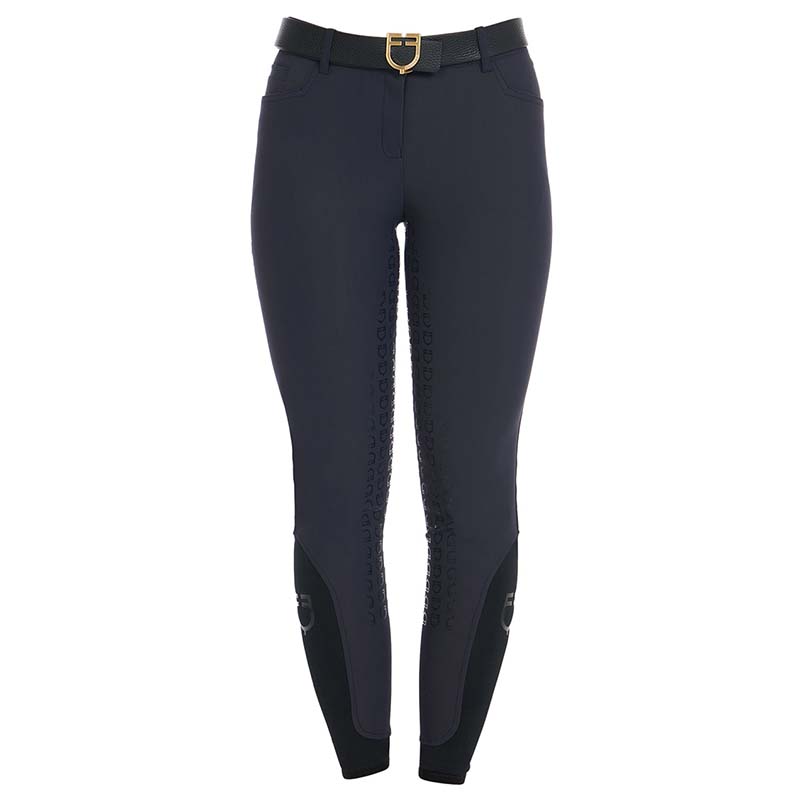 Equestro Damen Winterreithose Full-grip mit Fleecefutter - 9763