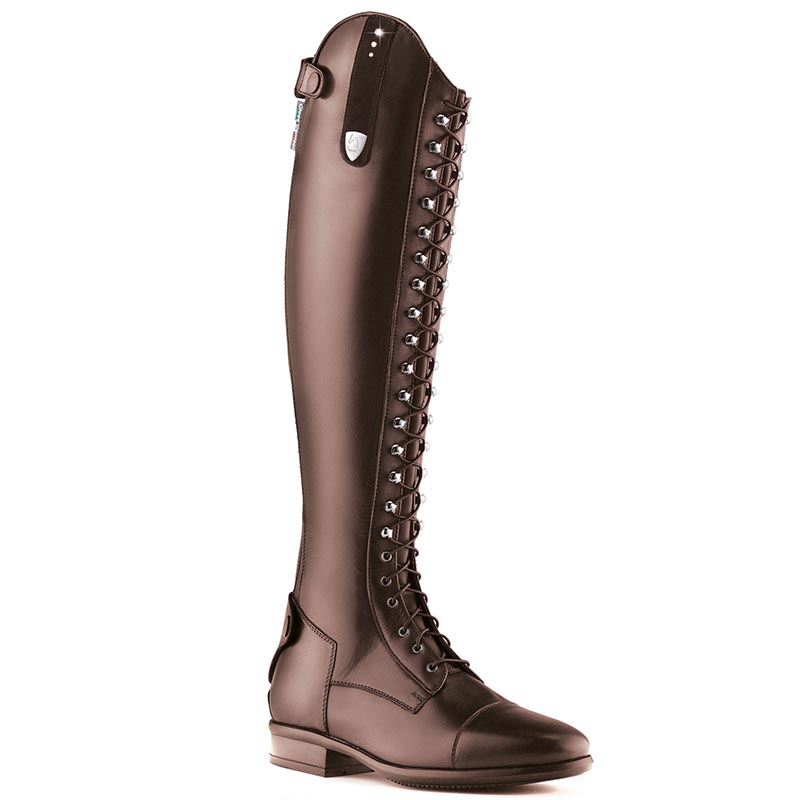 Tattini Akita Reitstiefel mit Elastischen Schnürsen Vorne - 3747